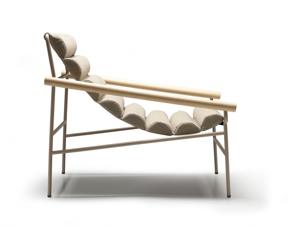 Кресло лаунж металлическое Scab Design Dress Code Fashion Indoor, тортора