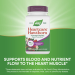 Nature's Way, HeartCare™, боярышник, 120 веганских таблеток (80 мг в 1 таблетке)