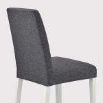 Стул - BERGMUND IKEA/ БЕРГМУНД ИКЕА, 95х52х59 см, серый/белый, 2 штуки