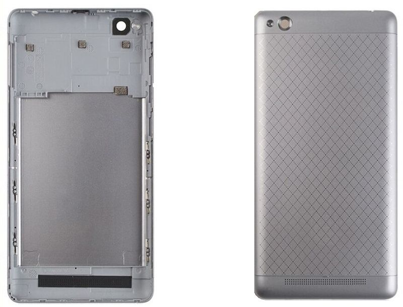Задняя крышка для Xiaomi Redmi 3 серая