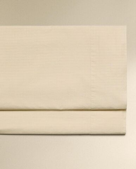 Zara Home - Полосатая простыня, ванильный, 210x280 см