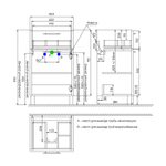 Тумба напольная IDDIS New Sena, 50 см, белая/под дерево, NSE50W1i95