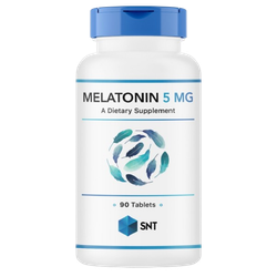SNT Melatonin 5 mg 90 tablets, Мелатонин !!!Срок 02.08.2025