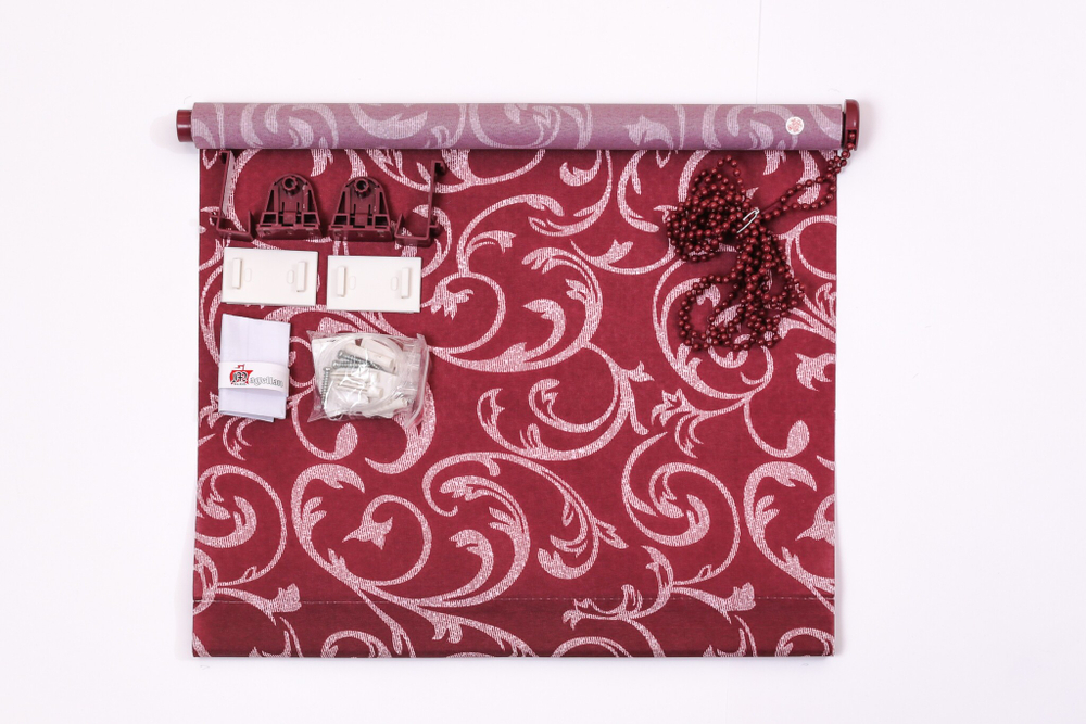 Ролет штора  АНГЛЕТЕР бордо