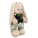 Зайка Ми в жилете и штанишках в клетку (малый) 25см.