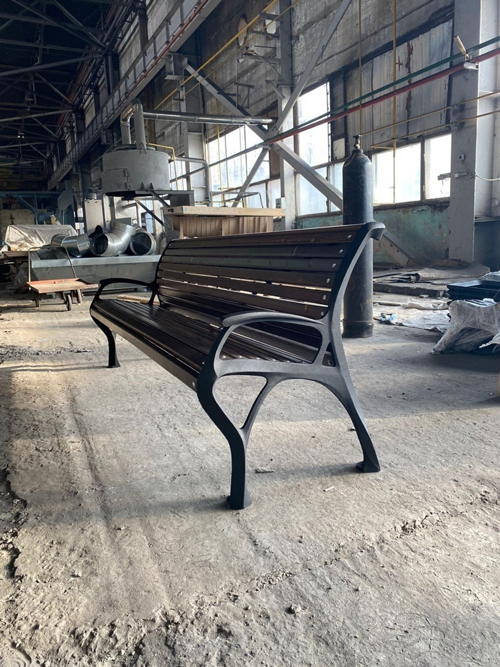 Скамейка "Голландия с подлокотником"