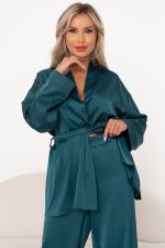 Костюм брючный (изумруд) К11-84/2 Nikol