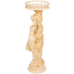 Подставка декоративная Девушка с кувшином №340/2 Айвори
