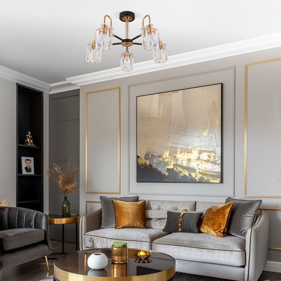 70090/5 / потолочный светильник / черный Smart