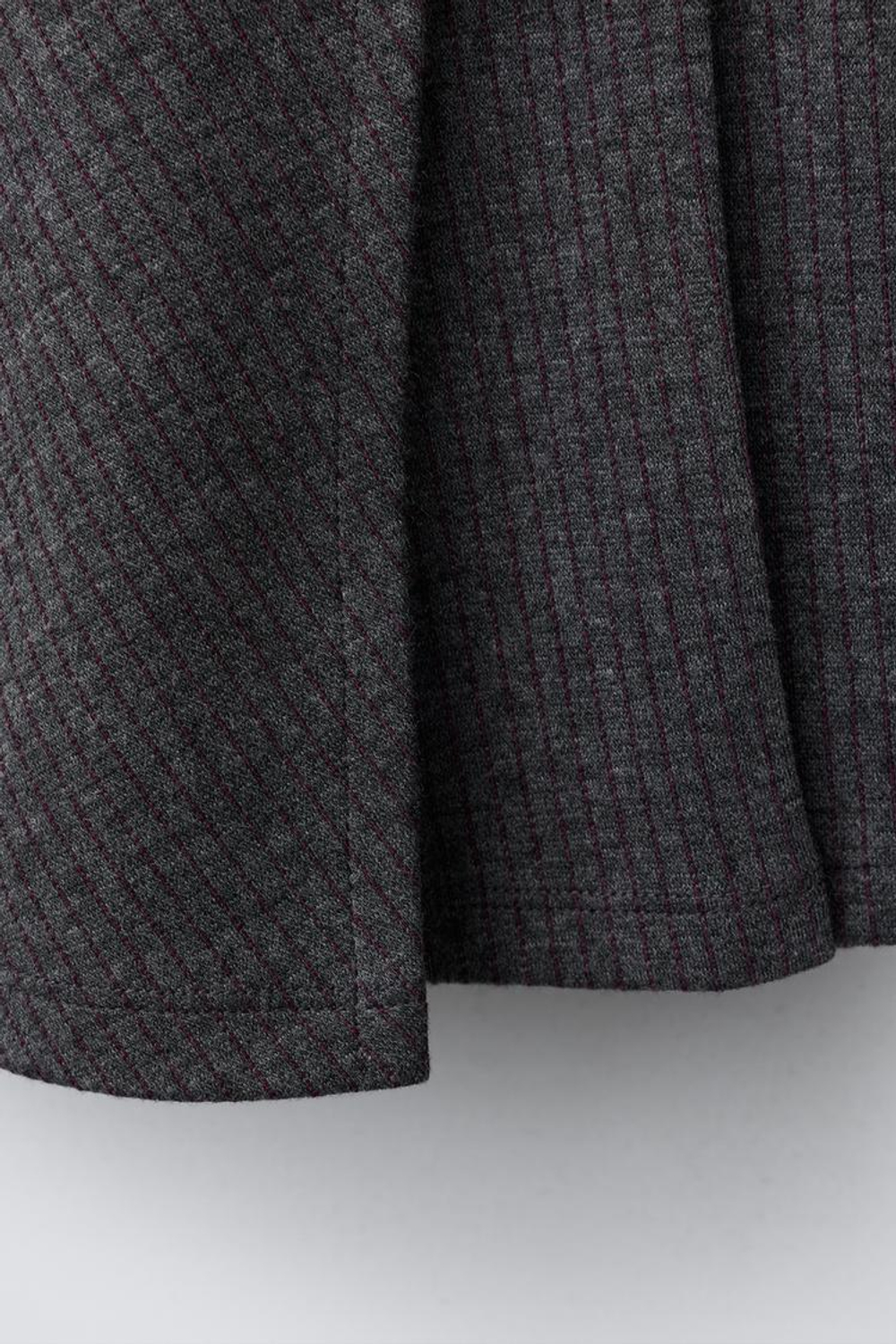 ZARA ЮБКА-ШОРТЫ В ПОЛОСКУ, СЕРЫЙ