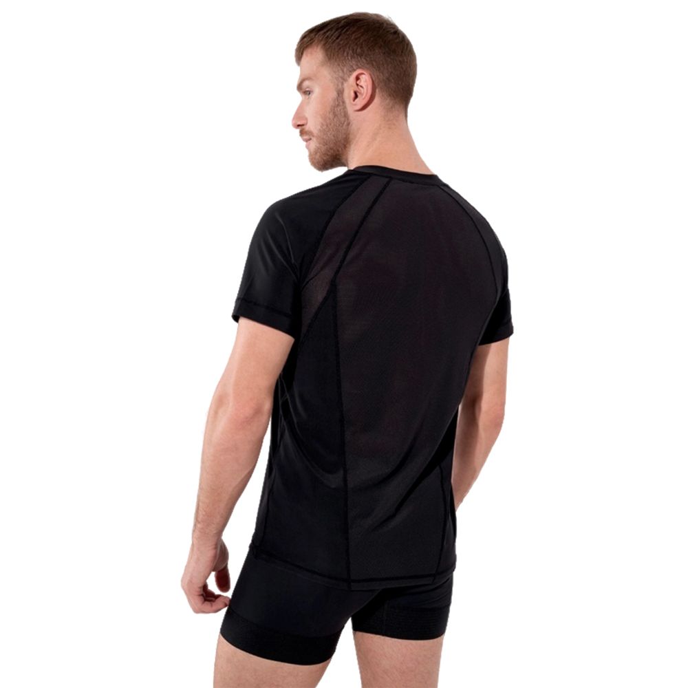 Мужская футболка черная HOM Sports Lab 40-3046-0004