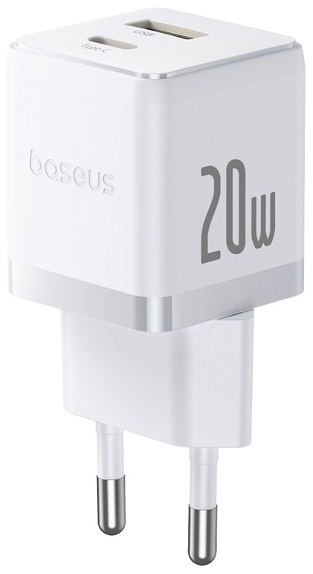 Зарядное устройство Baseus Palm USB Type-C, USB белый