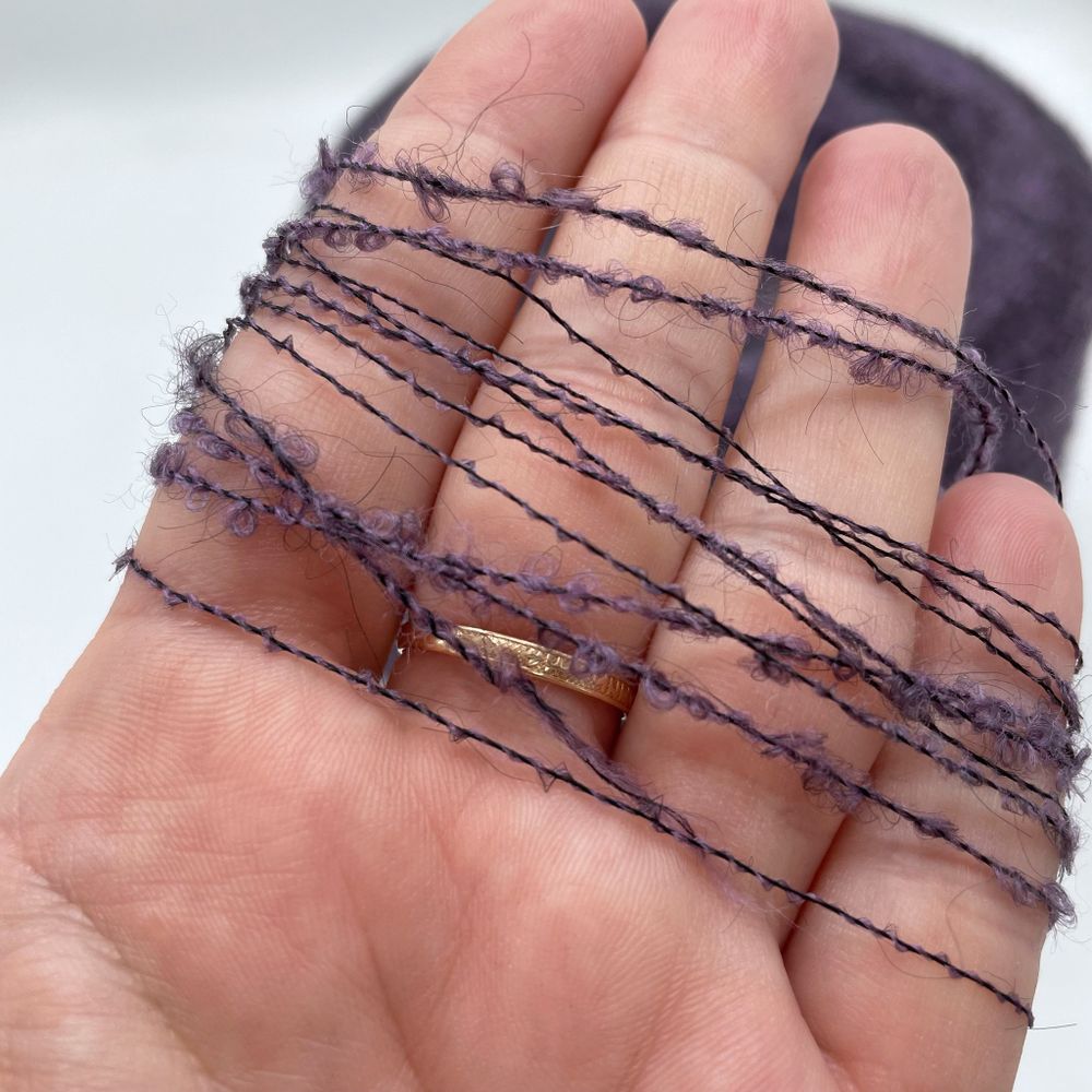 Бобинная пряжа для вязания (300 гр) Букле Фламме Lagopolane 30% кид мохер 30% нейлон 40% полиакрил