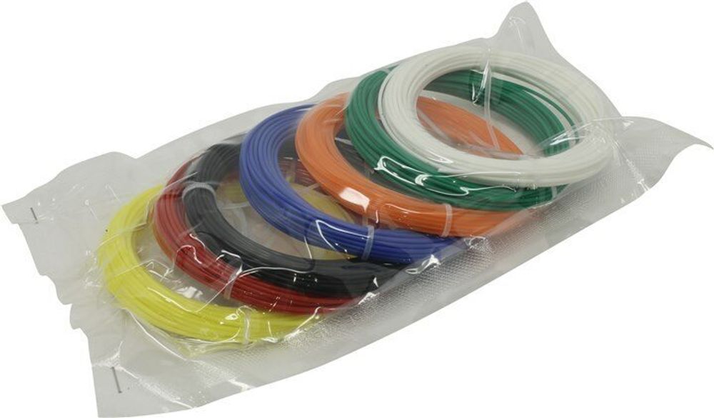 Пластик для ручки 3D Cactus CS-3D-PLA-7X10M PLA Pro d1.75мм L10м 7цв.