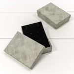 Коробка Ювелирная 11х8х3.4 см Набор 2 шт (Серый)