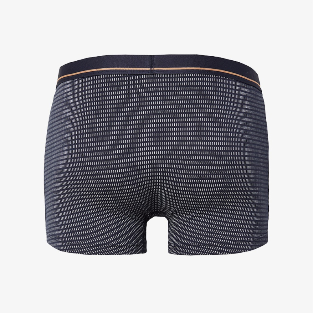 Мужские трусы боксеры темно-синие с узором Tom Tailor 70457/5646 636