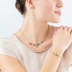 Серьги Coeur de Lion Multicolour Gold 5076/21-1516