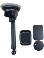 Держатель телефона автомобильный чёрный присоска