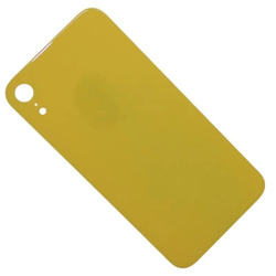 Задняя крышка для Apple iPhone Xr Желтый (стекло, широкий вырез под камеру)