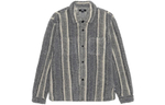 Куртки Stussy FW 23 Stripe Sherpa Shirt, 1110197