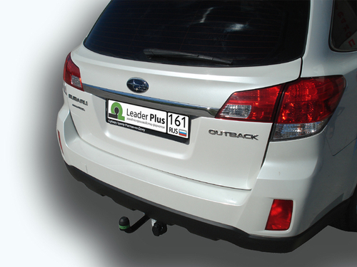 Фаркоп(прицепное) Лидер-Плюс для SUBARU OUTBACK (ВМ) (универсал) 2009 - 2014 г.в.(паспорт и сертификат в комплекте)(без электрики)S307-A