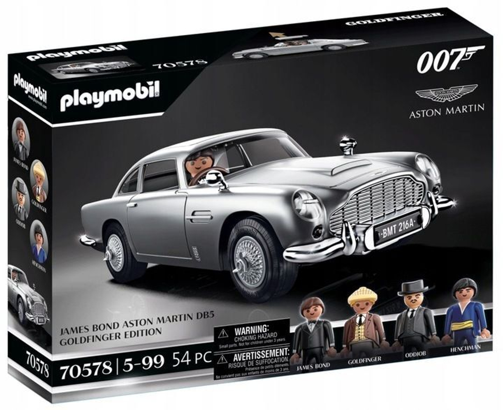 Конструктор Playmobil - Автомобиль Джеймс Бонд Aston Martin DB5 -  Плеймобиль 70578 купить в Москве | Доставка по России.