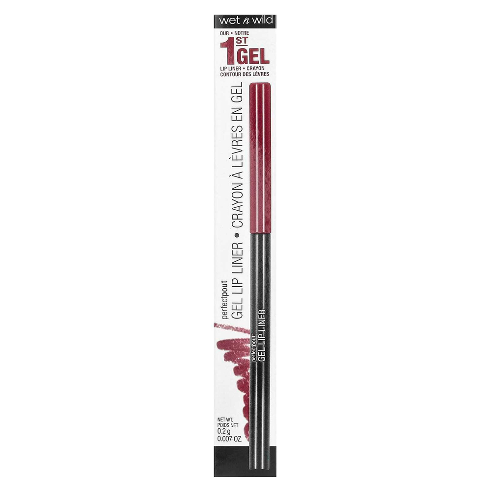 wet n wild, PerfectPout, гель-подводка для губ, бордовый, 0,2 г (0,007 унции)