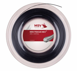 Теннисные струны MSV Focus Hex (200 m) - black