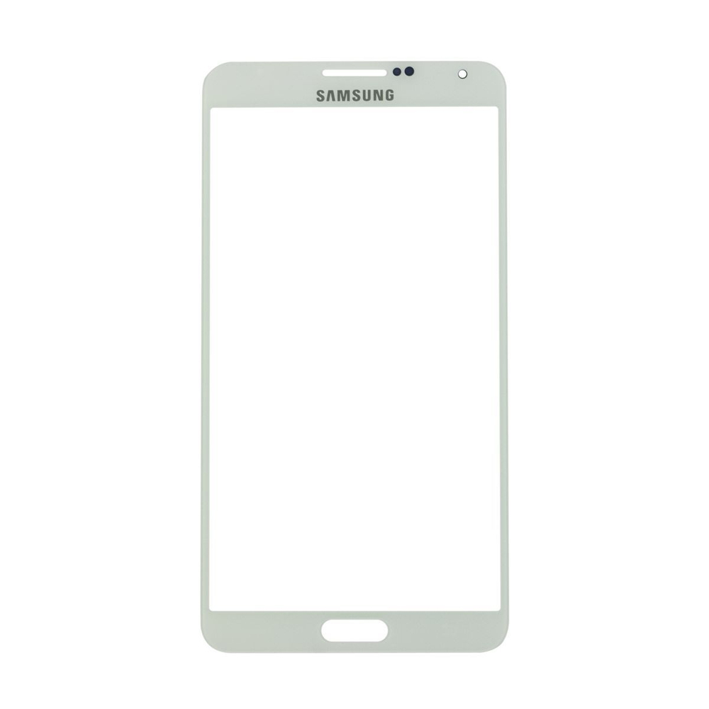 Стекло для Samsung GALAXY Note 4 (Белое/Черное)