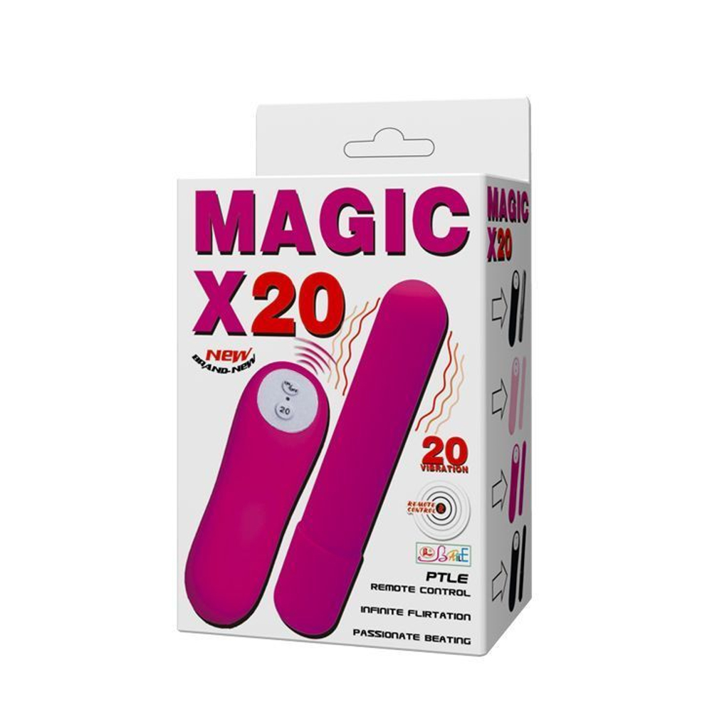 Лиловая вибропуля Magic x20