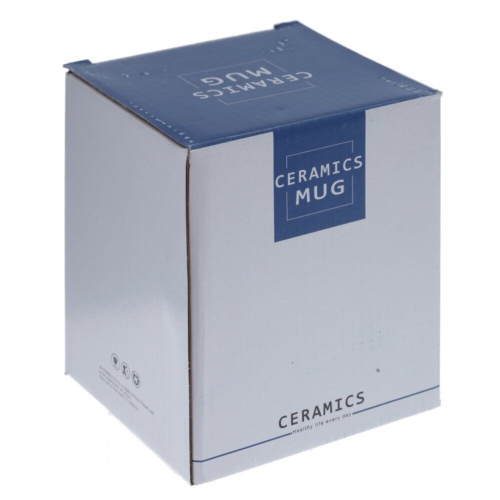 GAEM Кружка с крышкой и ложкой, 360 мл, L12 W9 H13 см, 4в.