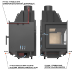 Каминная топка ASTON 700 L