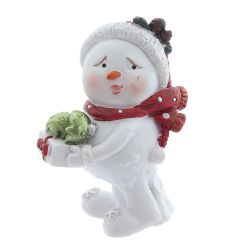 GAEM Фигурка декоративная "Снеговик", L3,5 W2,5 H5 см, 4в.