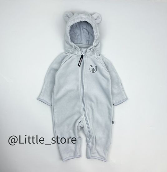 Комбинезон флисовый "Медвежонок" Серый