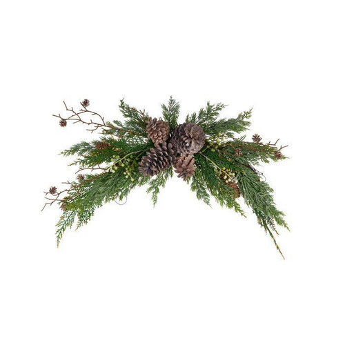 Новогодняя композиция "Шишки" 71х30х15см