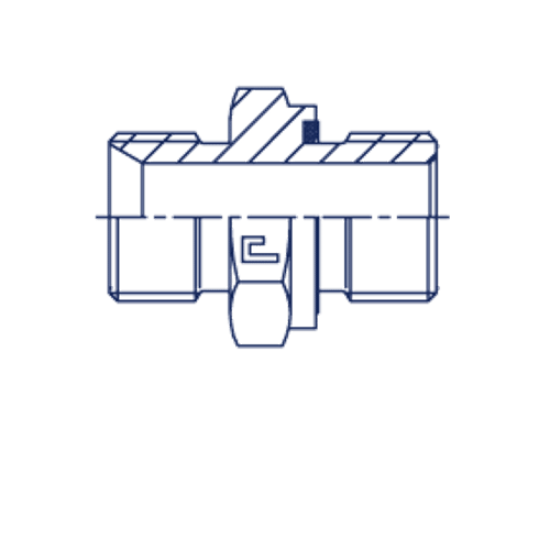 Штуцер FE BSP 5/8 - BSP 1/2