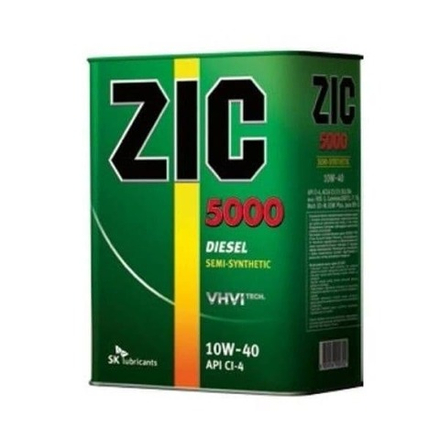 Моторное масло ZIC 5000 10w40 4л полусинтетика