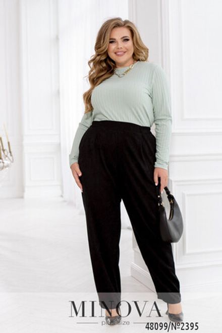 Брюки 2395-черный Minova Фото 2