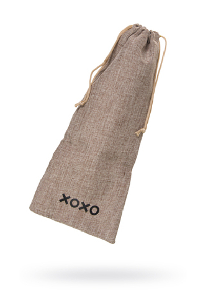 Мешочек XOXO, текстиль, коричневый, 34*14,5 см