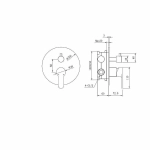 Душевая система Berges NARDIS 2R 71003 хром