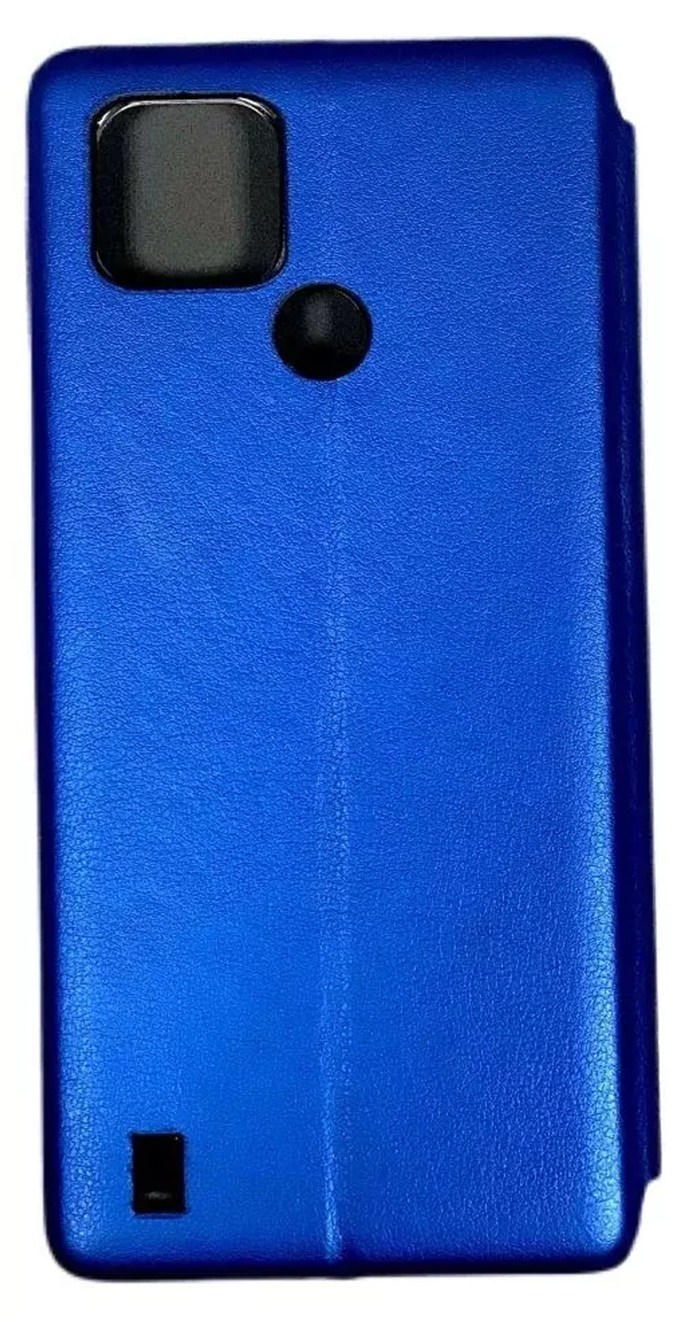 Чехол книжка Realme C21 с силиконовой вставкой Dark Blue Zibelino