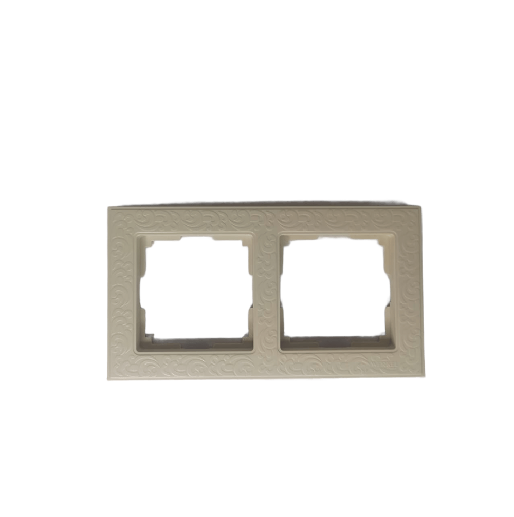 Рамка Werkel Flock на 2 поста слоновая кость WL05-Frame-02-ivory 4690389046919