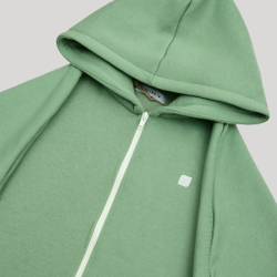 Zip-Up Hoodie Basil