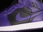 Jordan 1 Mid Purple Black