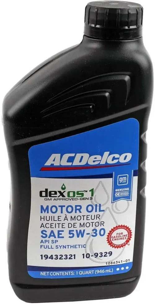 Масло моторное AC DELCO 5W30 Gen2 Dexos1 1л