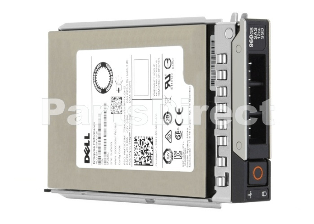 Накопитель SSD Dell 09JJC G14-G16 960-GB 12G 2.5 SAS RI TLC SSD w/DXD9H