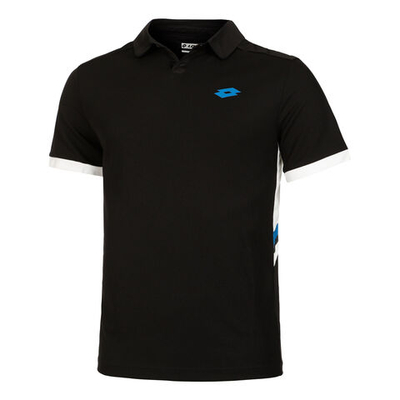 Мужское теннисное поло Lotto Squadra III Polo Men - Black