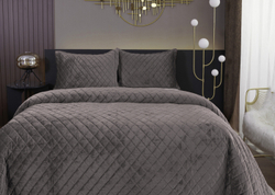 Покрывало 240x260 Sofi De MarkO Натаниэль цвета мокко