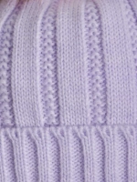 Шапка зимняя вязаная с помпоном