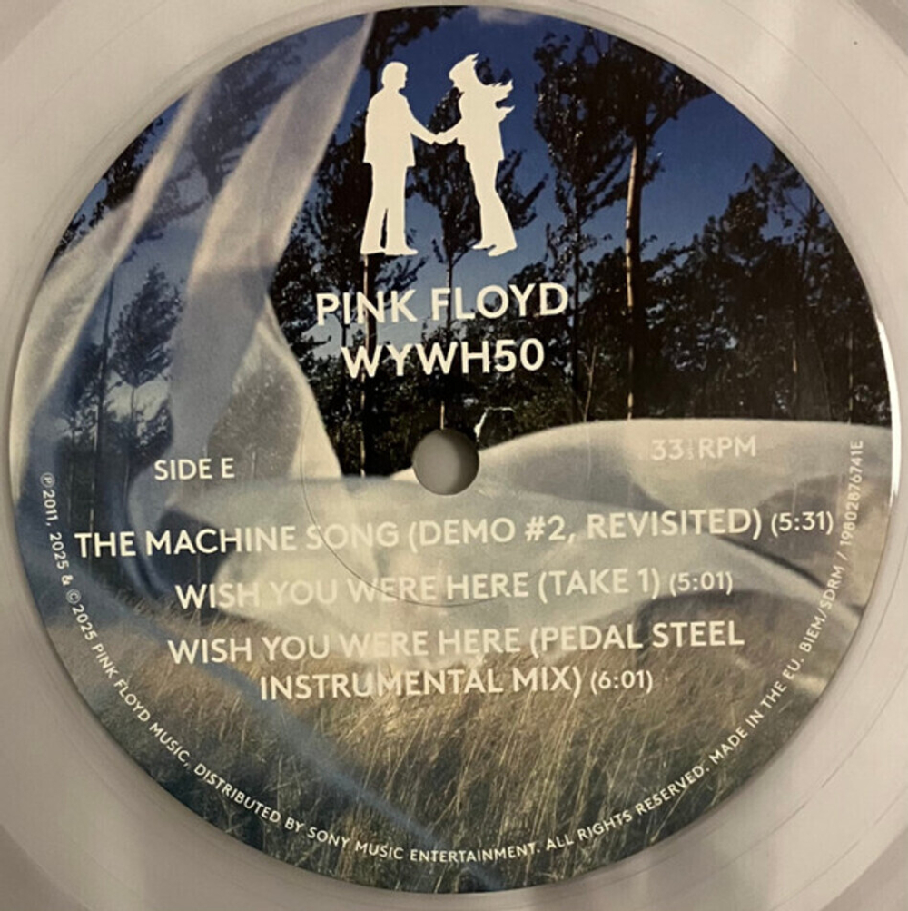 Pink Floyd / Wish You Were Here (50th Anniversary Edition)(Limited Edition)(Clear Vinyl)(4LP+2CD+7"Vinyl Single+Blu-ray)